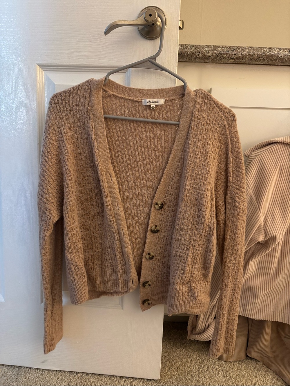 Madewell Cardigan (tan)